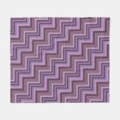 Treppenmuster Fleecedecke (Vorderseite (Horizontal))