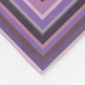 Treppenmuster Fleecedecke (Ecke)