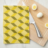 Treppenmuster Handtuch (Viertel Falte)