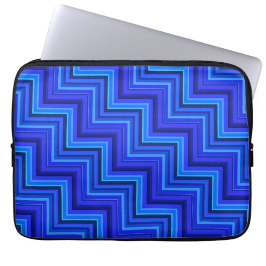 Treppenmuster Laptopschutzhülle (Vorderseite)