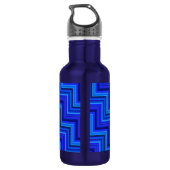 Treppenmuster Trinkflasche (Rückseite)