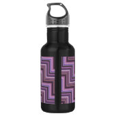 Treppenmuster Trinkflasche (Rückseite)
