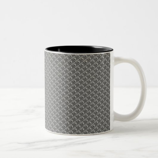 Treppenmuster Zweifarbige Tasse (Rechts)