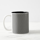 Treppenmuster Zweifarbige Tasse (Links)