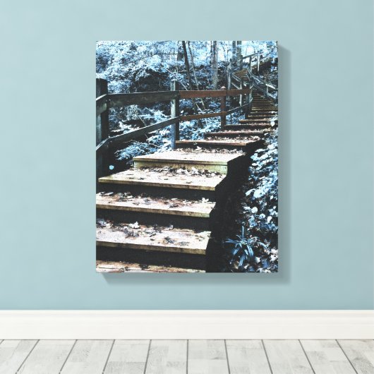 Treppennachbarschaft Leinwanddruck (Insitu (Holzboden))