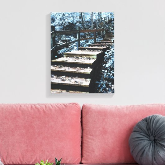 Treppennachbarschaft Leinwanddruck (Insitu (Wohnzimmer))