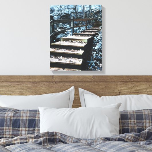 Treppennachbarschaft Leinwanddruck (Insitu (Schlafzimmer))