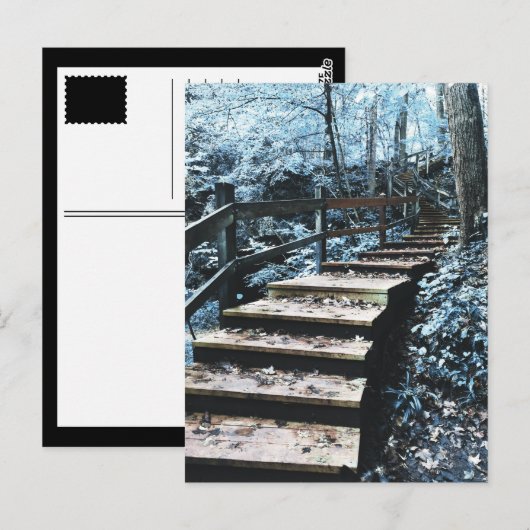 Treppennachbarschaft Postkarte (Vorne/Hinten)