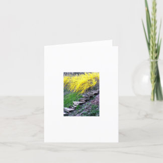 Treppennotecard Karte