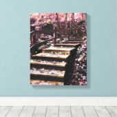 Treppentraum Leinwanddruck (Insitu (Holzboden))