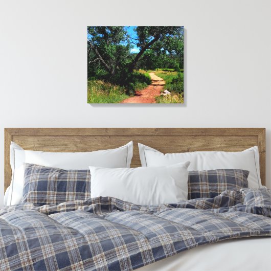 Treppenweg Leinwanddruck (Insitu (Schlafzimmer))