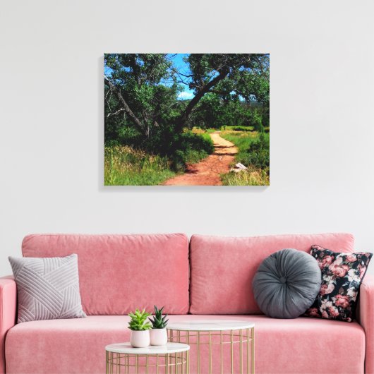 Treppenweg Leinwanddruck (Insitu (Wohnzimmer))