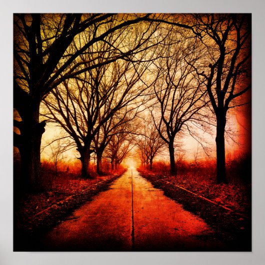 Treppenweg Poster (Vorne)