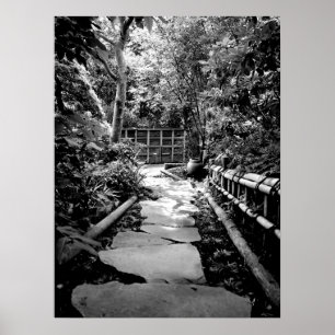 Treppenweg Stone Garden Path Poster