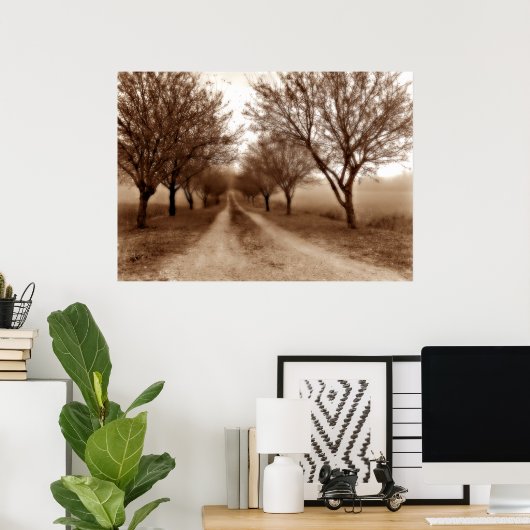 Treppenweg zum Nirgendwo Poster (Heimbüro)