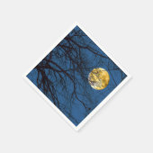 Treppenzweige Vollmond Serviette (Ecke)