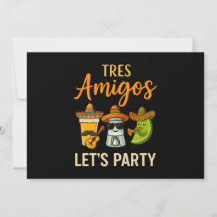 Tres Amigos Tequila Limones Malcantone Einladung