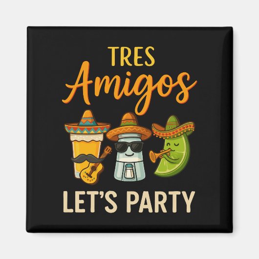 Tres Amigos Tequila Limones Malcantone Magnet (Vorne)