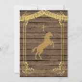 Tres Anos Boy Einladung (Rückseite)