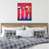 Tres Catrinas Leinwanddruck (Insitu (Schlafzimmer))