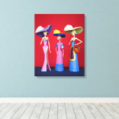 Tres Catrinas Leinwanddruck (Insitu (Holzboden))