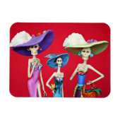 Tres Catrinas Magnet (Horizontal)
