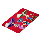 Tres Catrinas Magnet (Linke Seite)