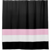 Très Chic Black Duschvorhang (Vorderseite)