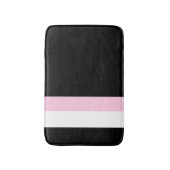 Très Chic Black Stripes Badematte (Vorderseite Vertikal)