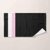 Très Chic Black Stripes Badhandtuch Set (Handtuch)