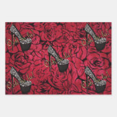 Tres Chic Fleurs Geschenkpapier Set (Vorderseite 3)