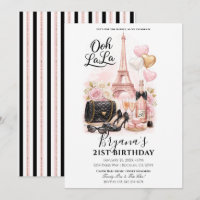 Très Chic in der Stadt Pink Paris 21. Geburtstag
