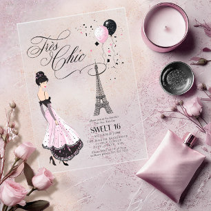 Très Chic Pariser Sweet 16 ID1162 Acryleinladungen
