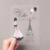 Trés Chic Parisian Sweet 16 ID1162 Acryleinladungen (Insitu (Handheld))