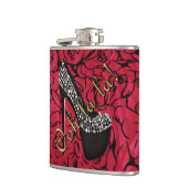 Tres Chic Rouge Fleurs Flachmann (Links)