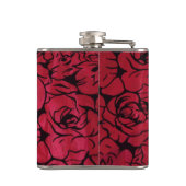 Tres Chic Rouge Fleurs Flachmann (Rückseite)