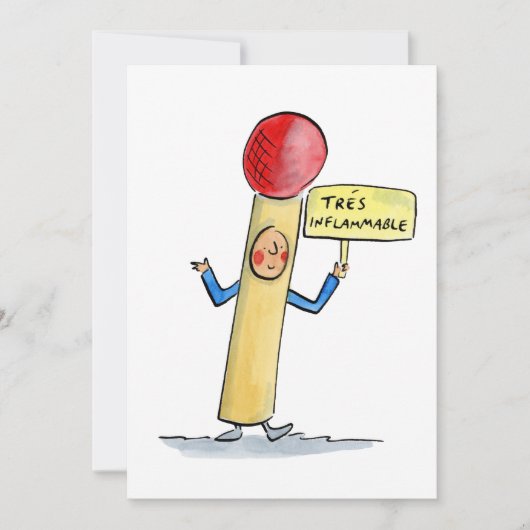 Très entzündlich einladung (Vorderseite)