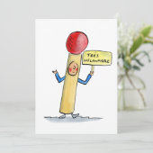 Très entzündlich einladung (Stehend Vorderseite)