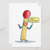 Très entzündlich einladung (Vorne/Hinten)