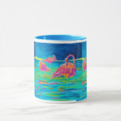 Tres Flamingo-Tasse Tasse (Zentrum)