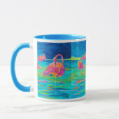 Tres Flamingo-Tasse Tasse (Links)