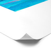 Tres Flamingos Poster (Ecke)