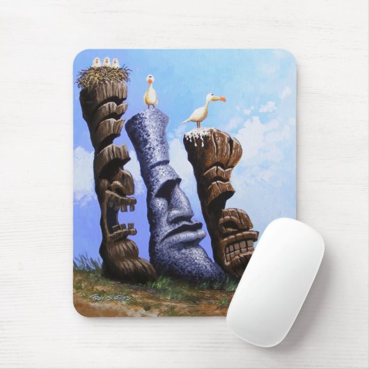 "Tres Hombres Tikis " Mousepad (Mit Mouse)