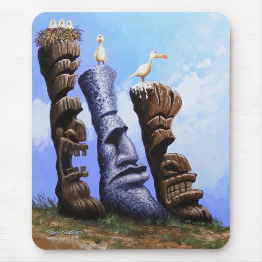 "Tres Hombres Tikis " Mousepad (Vorne)
