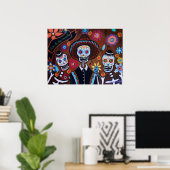 TRES MARIACHIS TAG DER TOTEN POSTER (Heimbüro)