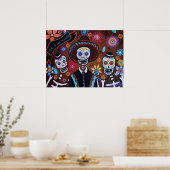 TRES MARIACHIS TAG DER TOTEN POSTER (Küche)
