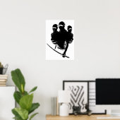 tres ninjas. poster (Heimbüro)
