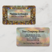 Très orné Elegantes französisches Barock Beruflich Visitenkarte (Vorne/Hinten)