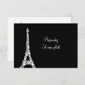 Tres Paris UAWG RSVP Karte (Vorne/Hinten)