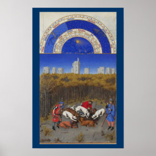 Très Riches Heures - Dezember Poster